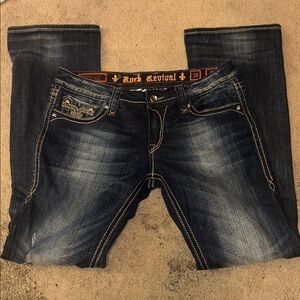 Rock Revival Dark Wash Boot Cut Jeans